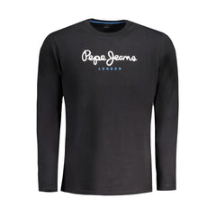 Pepe Jeans Black Cotton Men's T-Shirt