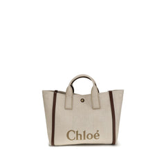 Chloé Beige Cotton Shoulder Bag