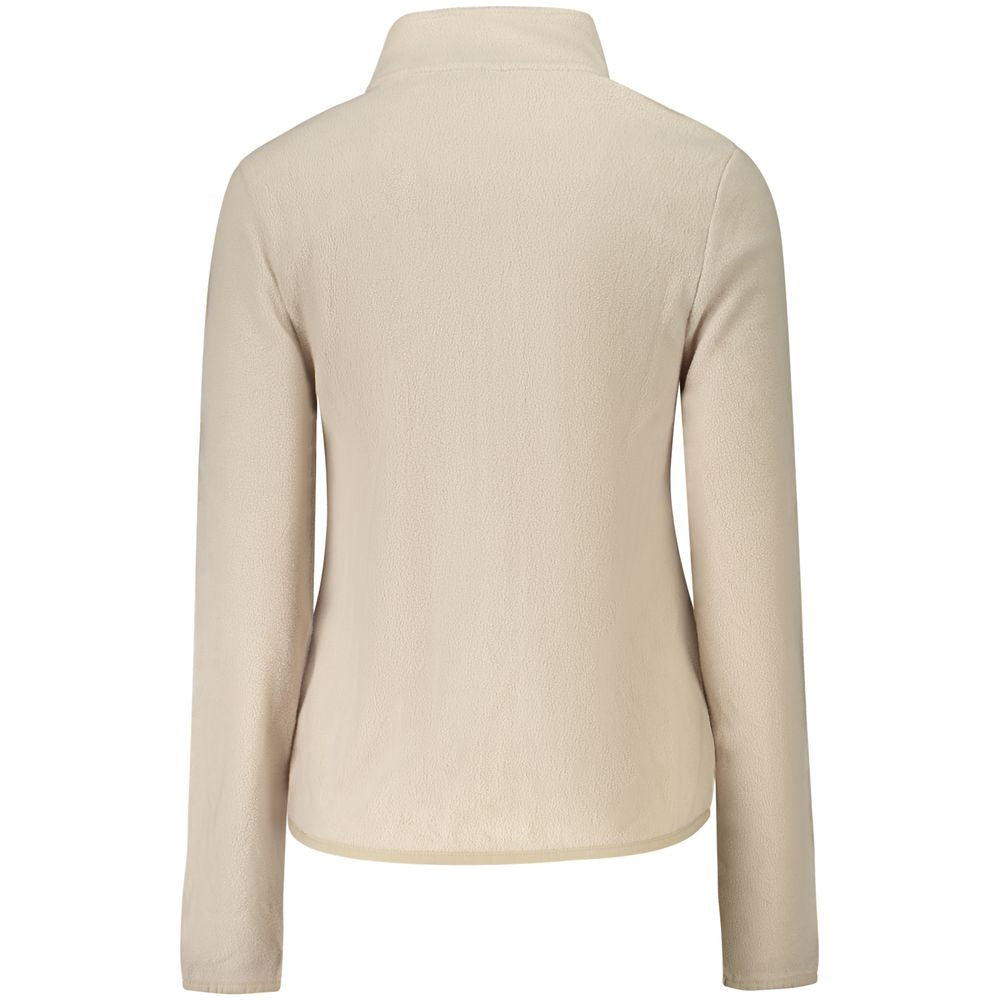 Beige polyestertröja för kvinnor