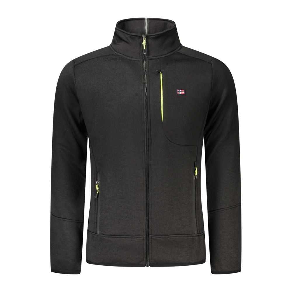 Svart polyester herregenser