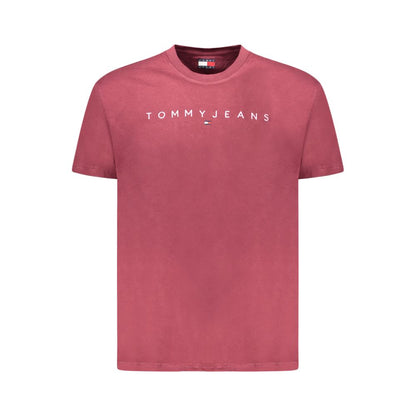 Tommy Hilfiger rød bomulls-T-skjorte for menn