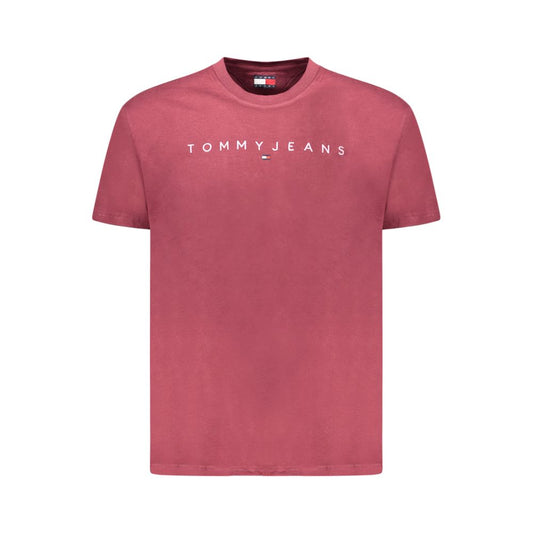 Tommy Hilfiger rød bomulls-T-skjorte for menn