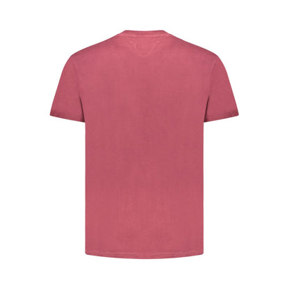 Tommy Hilfiger rød bomulls-T-skjorte for menn