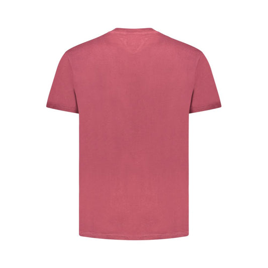 Tommy Hilfiger rød bomulls-T-skjorte for menn