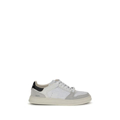Premiata White Calf Leather Bos Taurus Low Top Sneakers