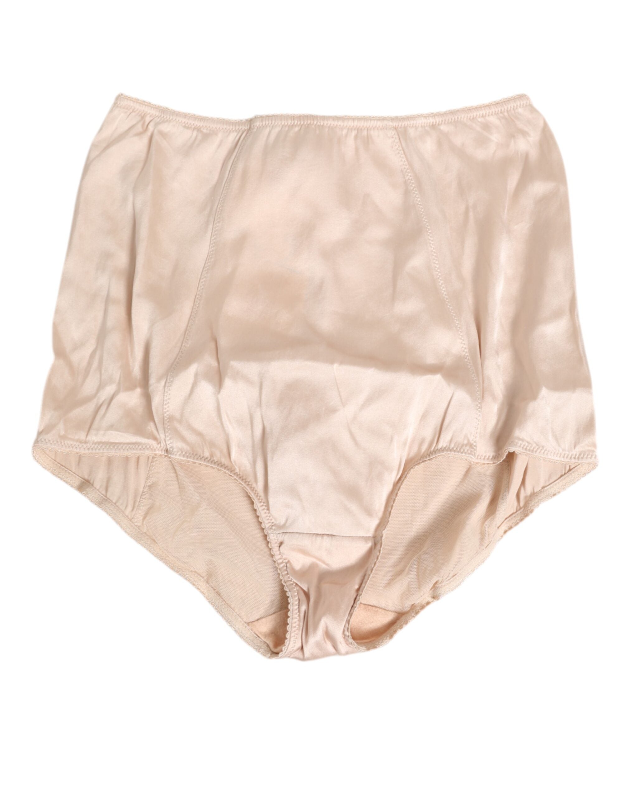 Beige Rosato Siden-Satin Högmidjade Underkläder