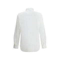 Finamore White Cotton Dress Shirt