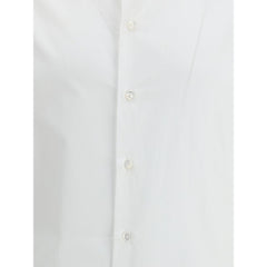 Finamore White Cotton Dress Shirt
