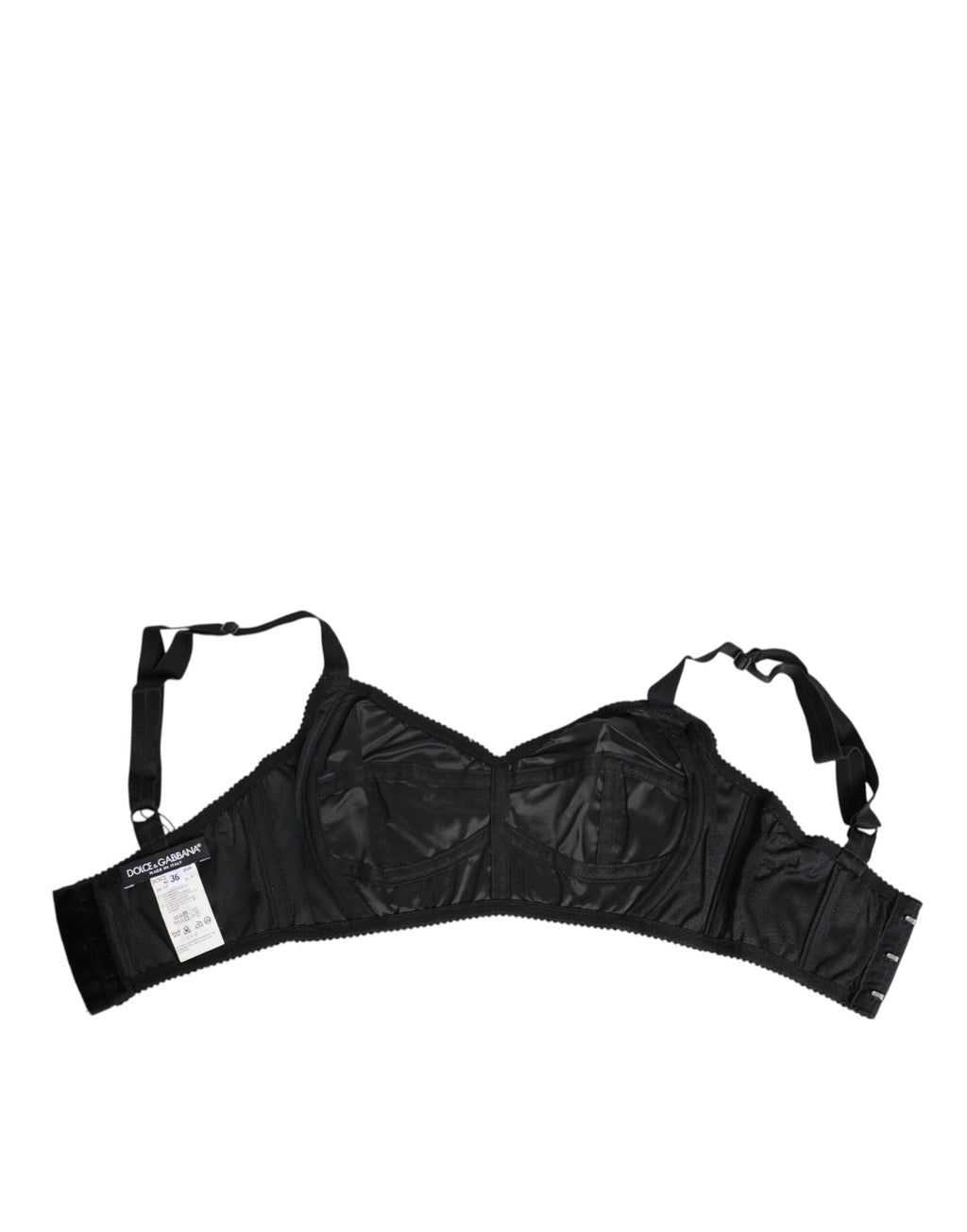 Svarta stretchiga nylonbustier-underkläder
