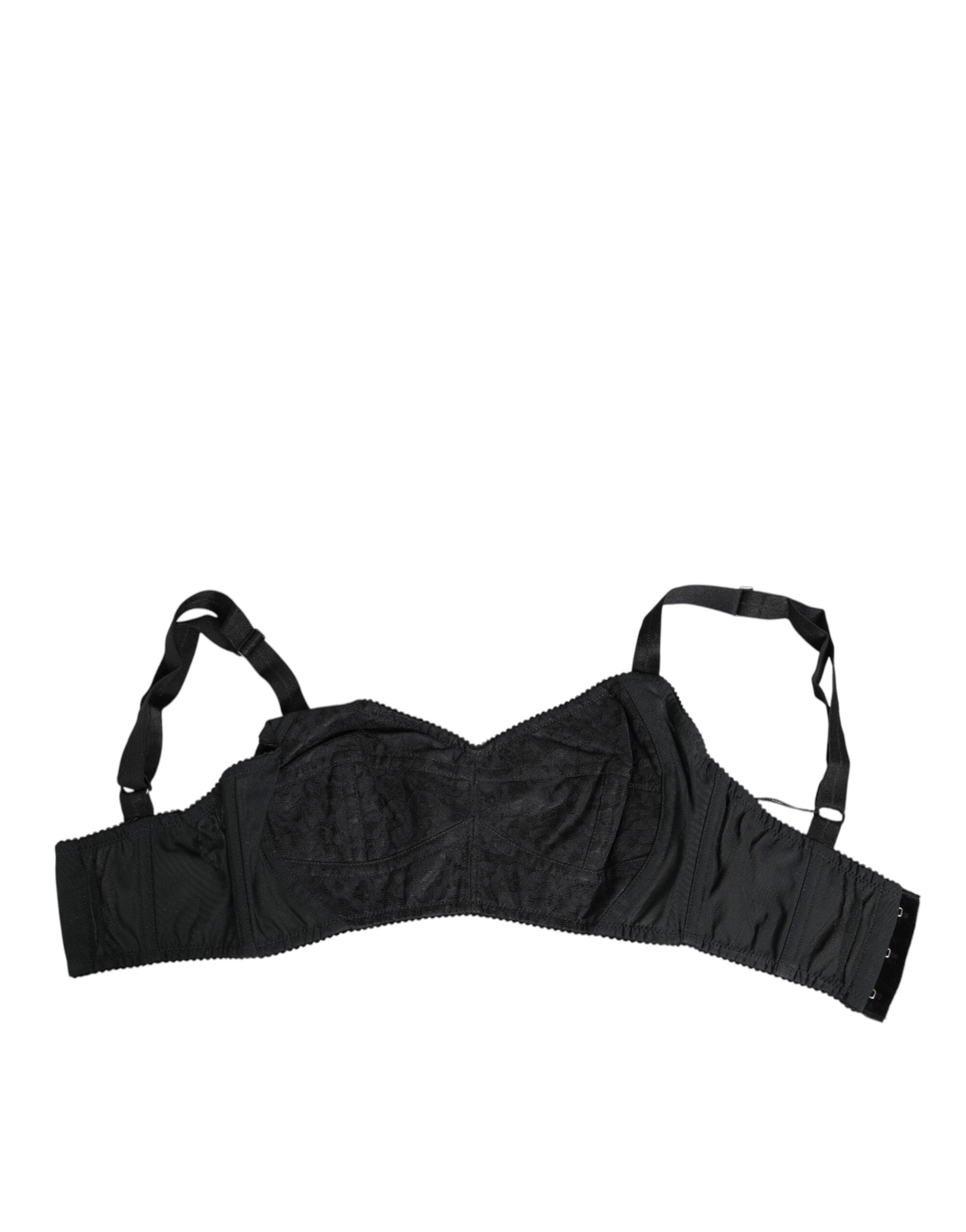 Svarta stretchiga nylonbustier-underkläder