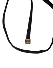 Dolce & Gabbana Black Embroidered Triangle Swimwear Underwear