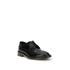 Fratelli Rossetti Black Leather Oxfords And Derbies