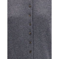 Lisa Yang Gray Cashmere Cardigan