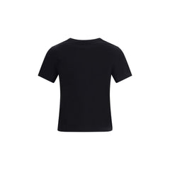 Courrèges Black Cotton T-Shirt