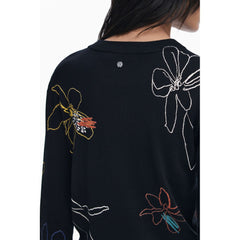 Desigual Black Viscose Women Sweater