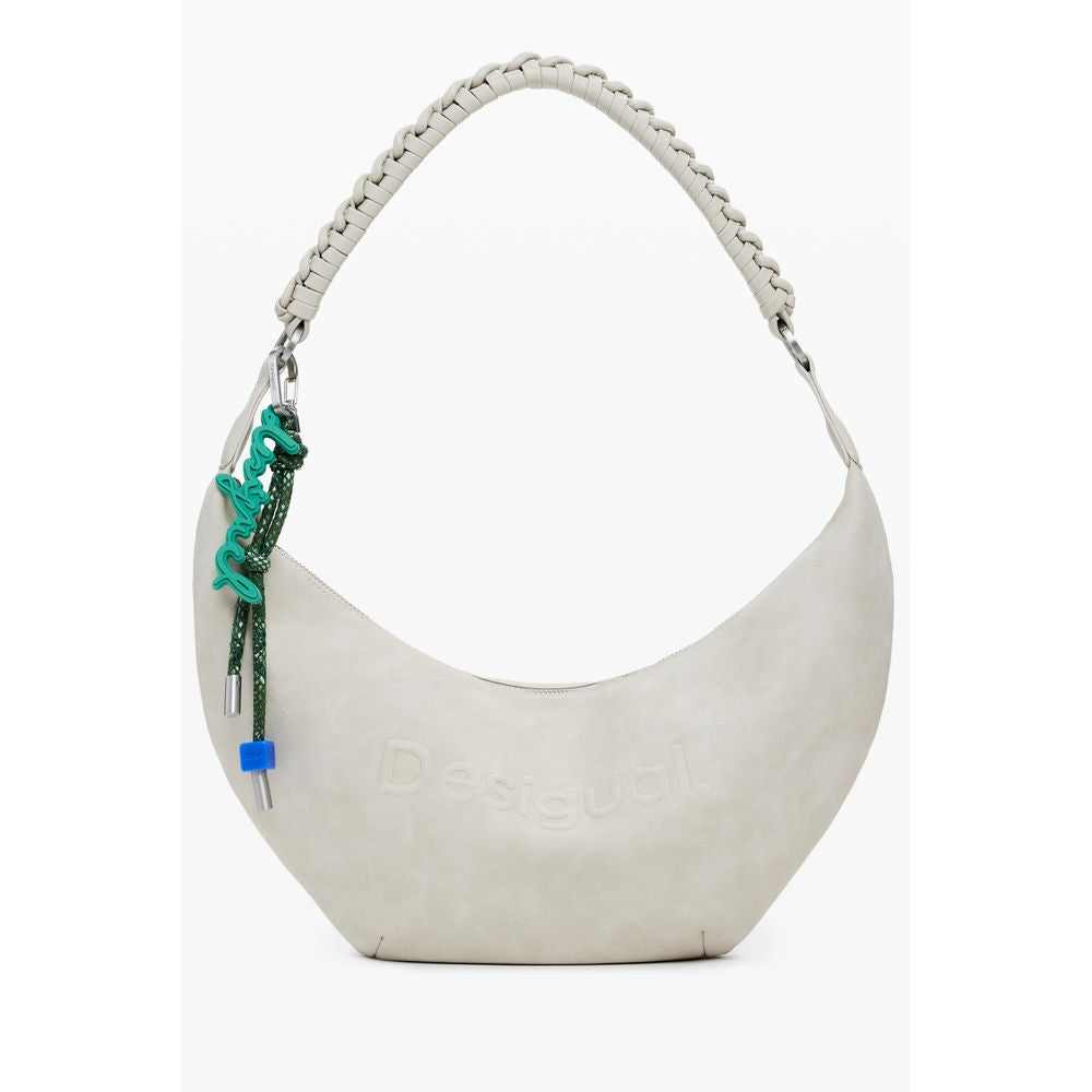 Beige polyetylen dameveske