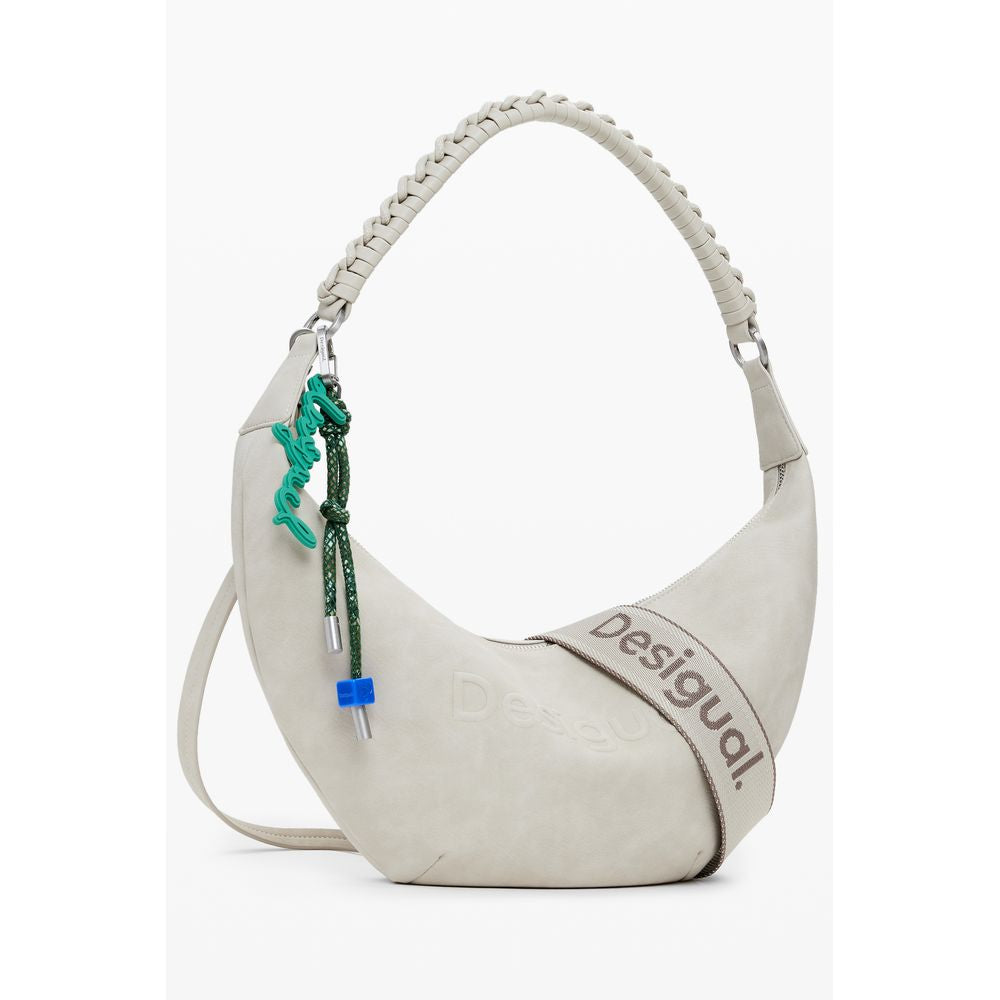 Beige polyetylen dameveske