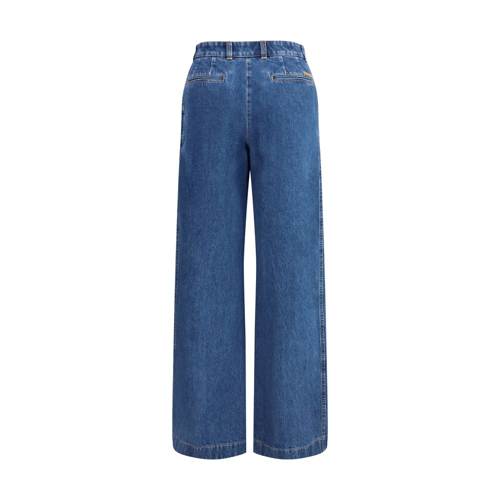 Raka jeans med nypon