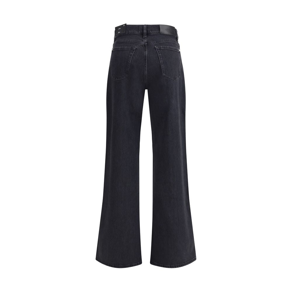 Lotta jeans med vide ben