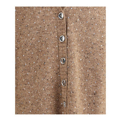 PINKO Beige Wool Cardigan