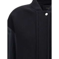 PINKO Black Wool Coat