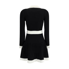 Balmain Black Viscose Casual Dress