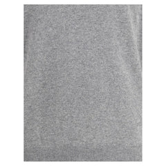 Brunello Cucinelli Gray Cashmere Cashmere Sweater