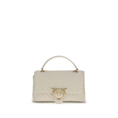 PINKO Cream Calf Leather Bos Taurus Wallet