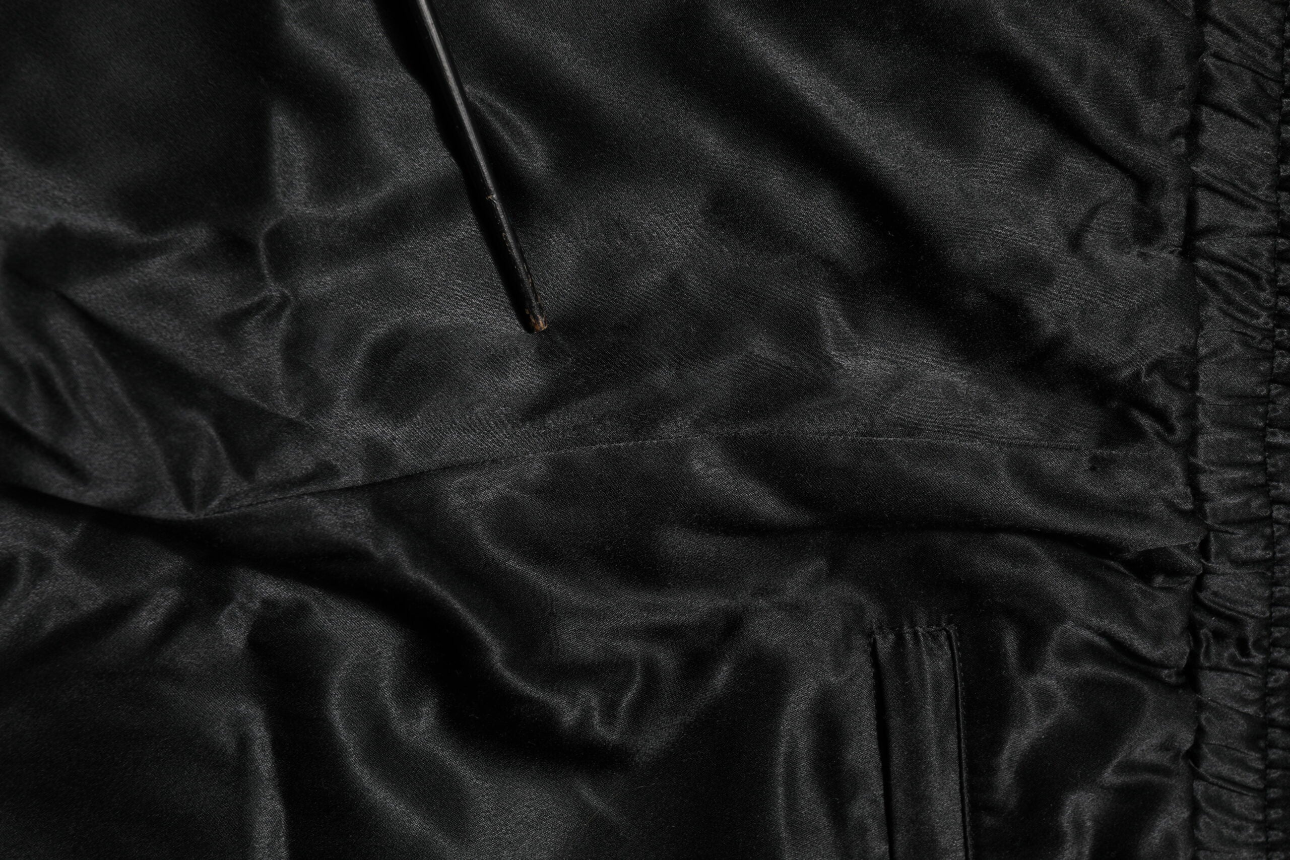 Dolce & Gabbana Black Gold Satin Crown Side Stripe Jogger Pants