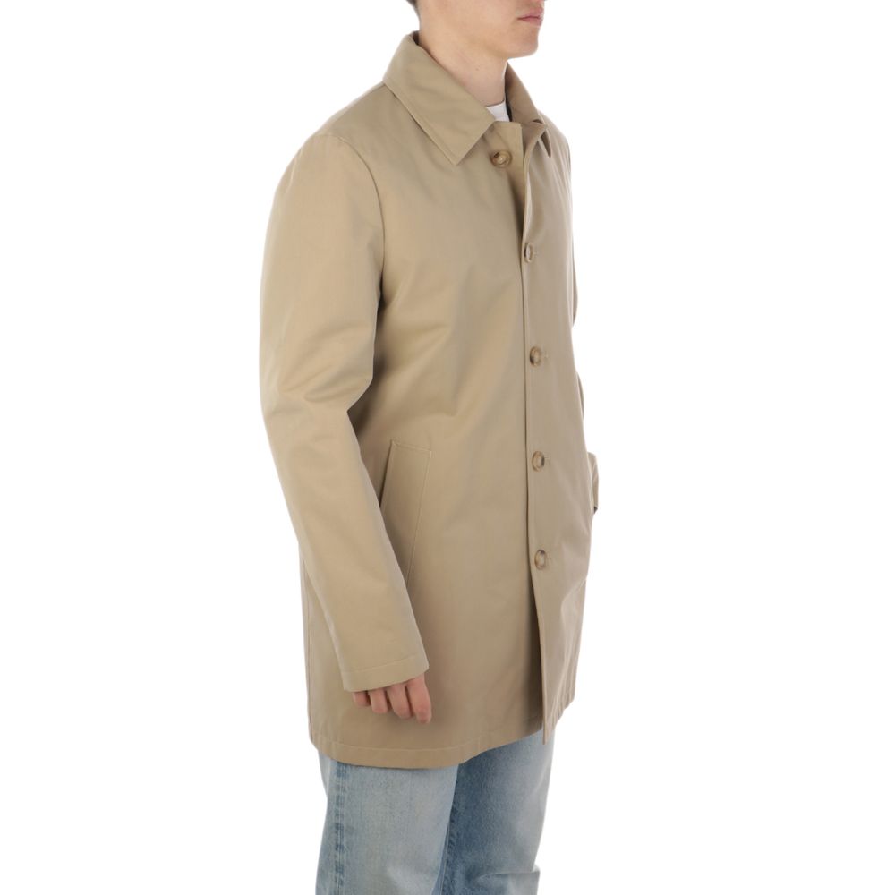 Beige bomullsjakke