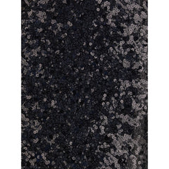 PINKO Black Polyester Midi Skirt