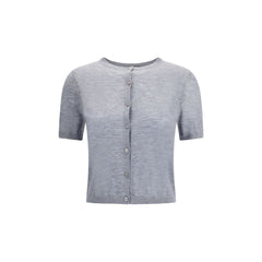 Lisa Yang Gray Cashmere Cardigan