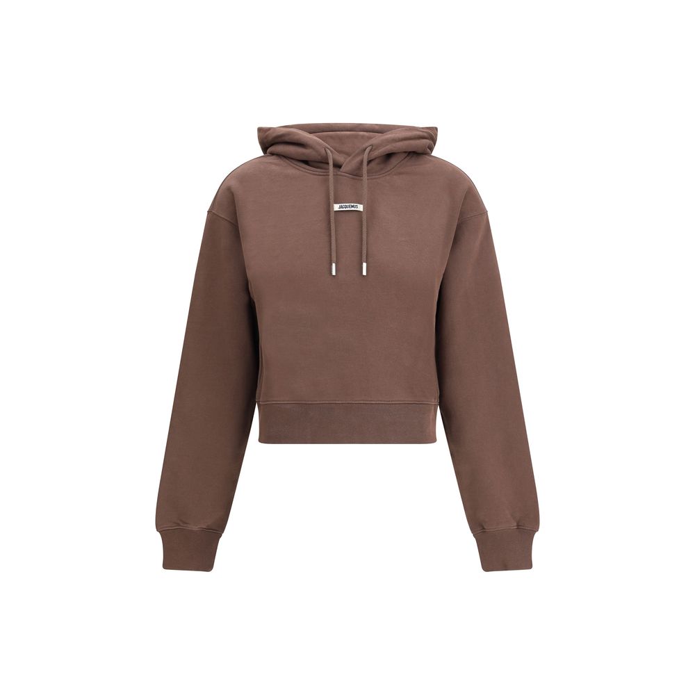 Hoodie med logotyp