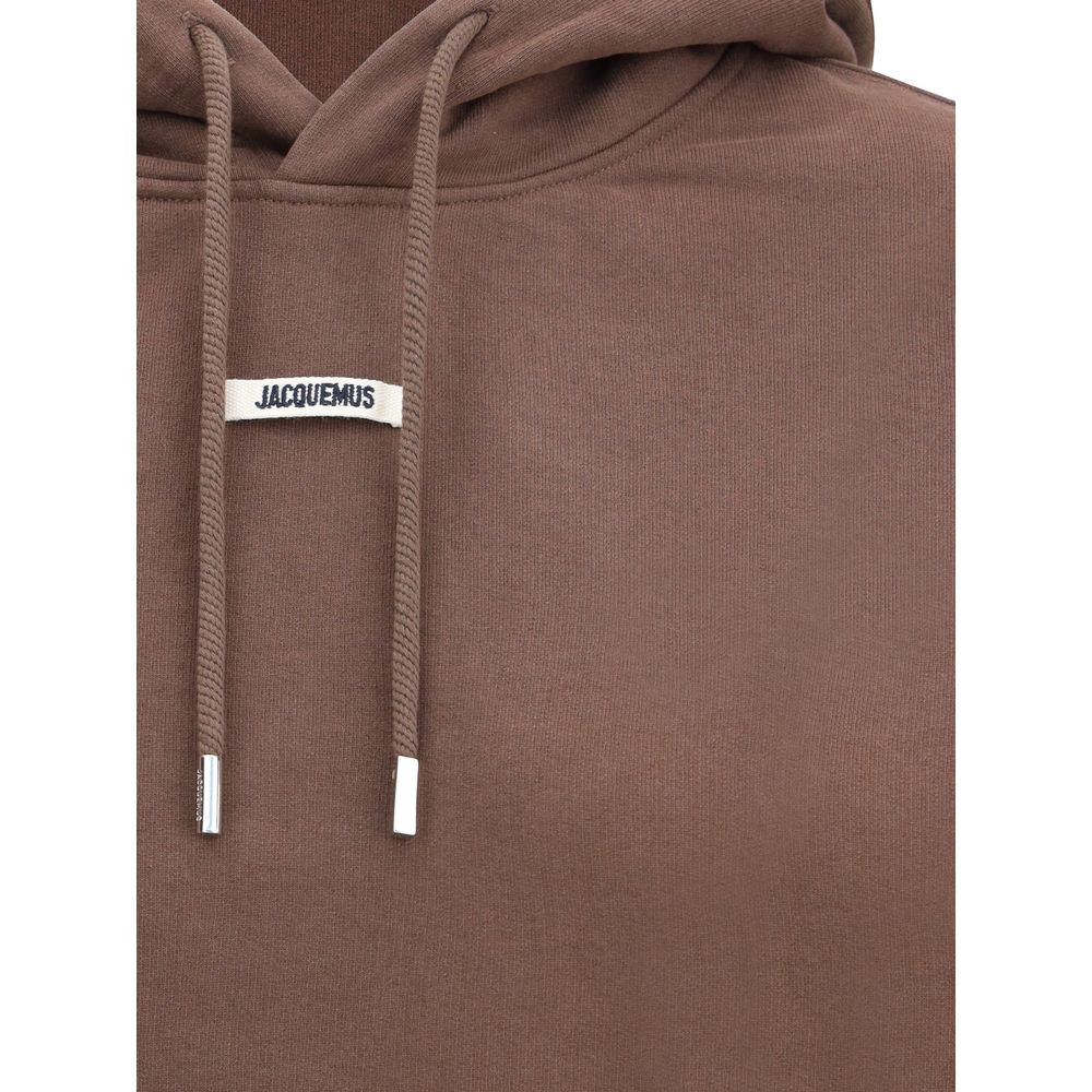 Hoodie med logotyp