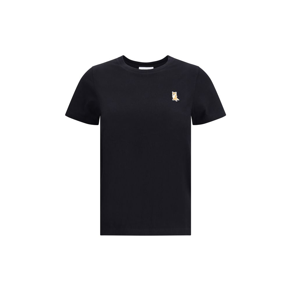 Maison Kitsuné Black Cotton T-Shirt