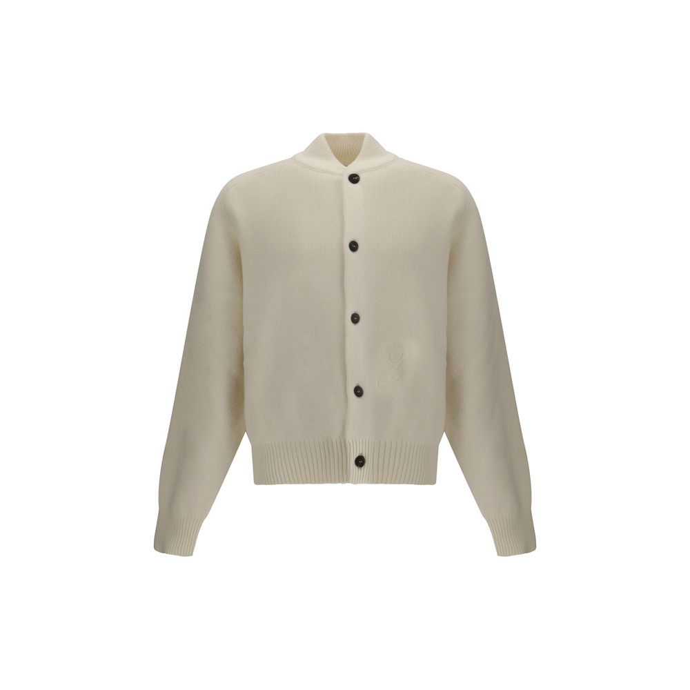 Brodert cardigan i jomfruull