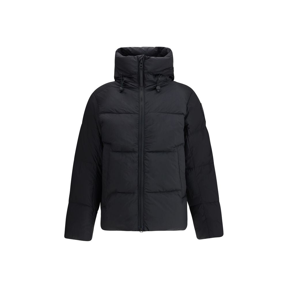 Svart nylon Crofton Puffer matt