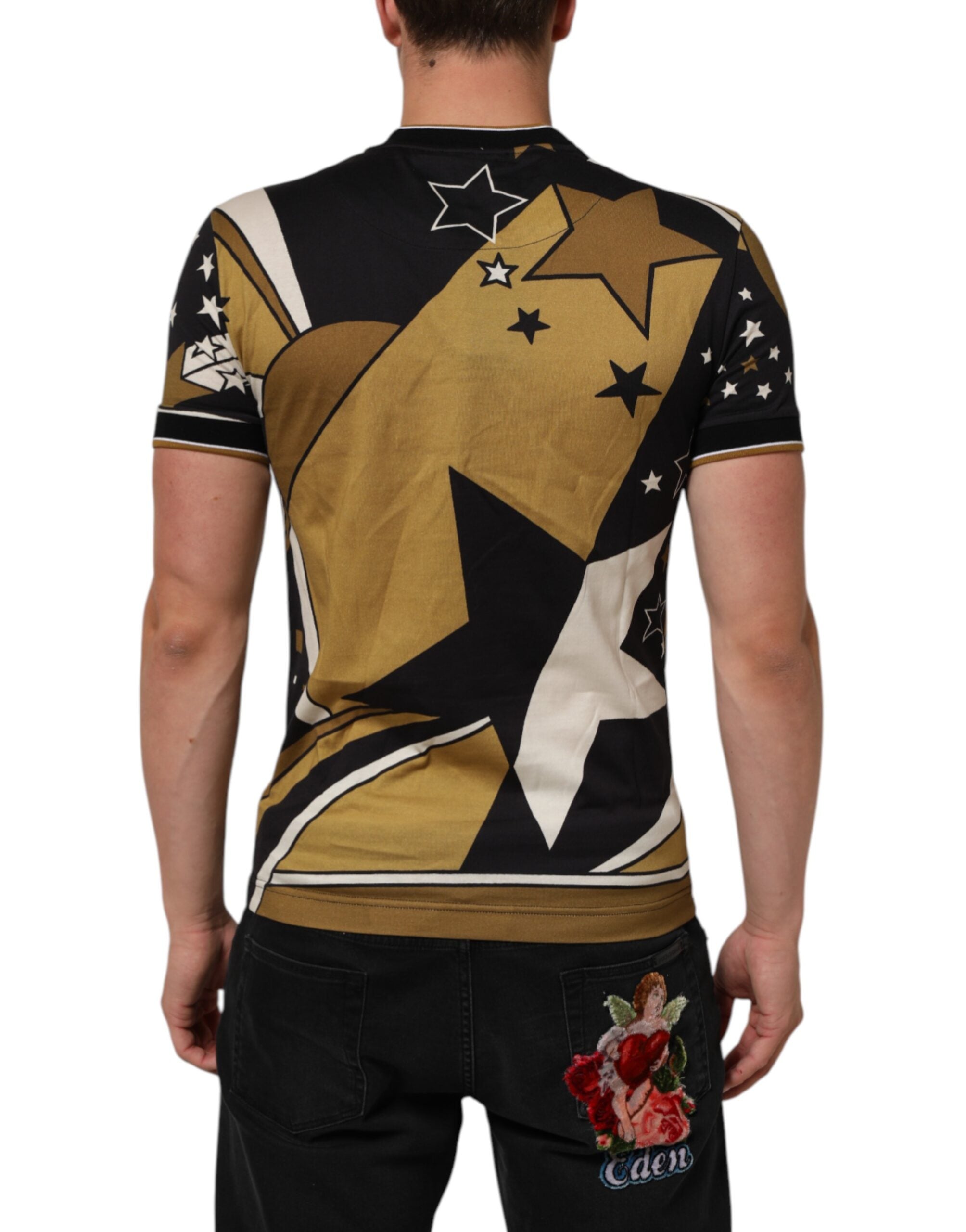 Flerfarget Millennials Star Crew Neck T-skjorte