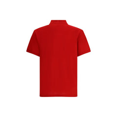 Alexander McQueen Red Cotton Polo Shirt