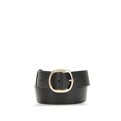 Gabriela Hearst Black Leather Regular Belt