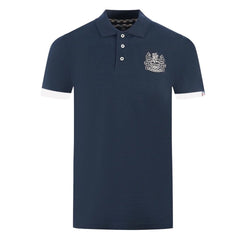 Aquascutum Blue Cotton Polo Shirt