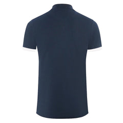 Aquascutum Blue Cotton Polo Shirt