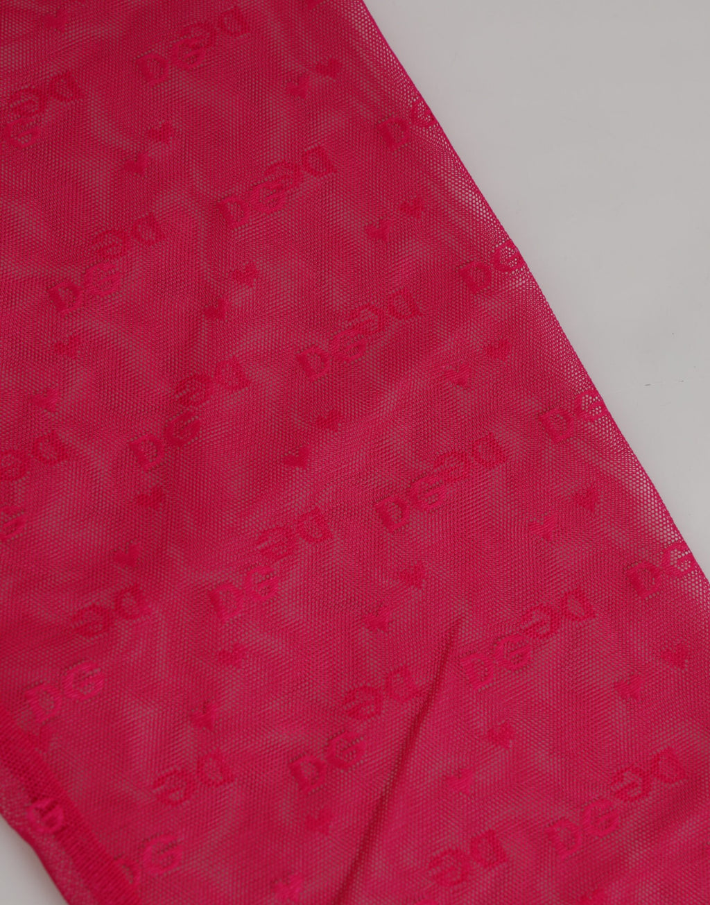 Fuchsia Logotyp Spets Tight Midi Byxor Underkläder