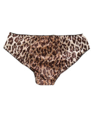 Dolce & Gabbana Multicolor Leopard Print Girdle Panty Underwear