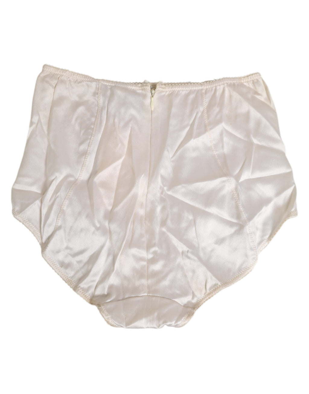 Off White Silk High Mid Girdle Panty Underwear