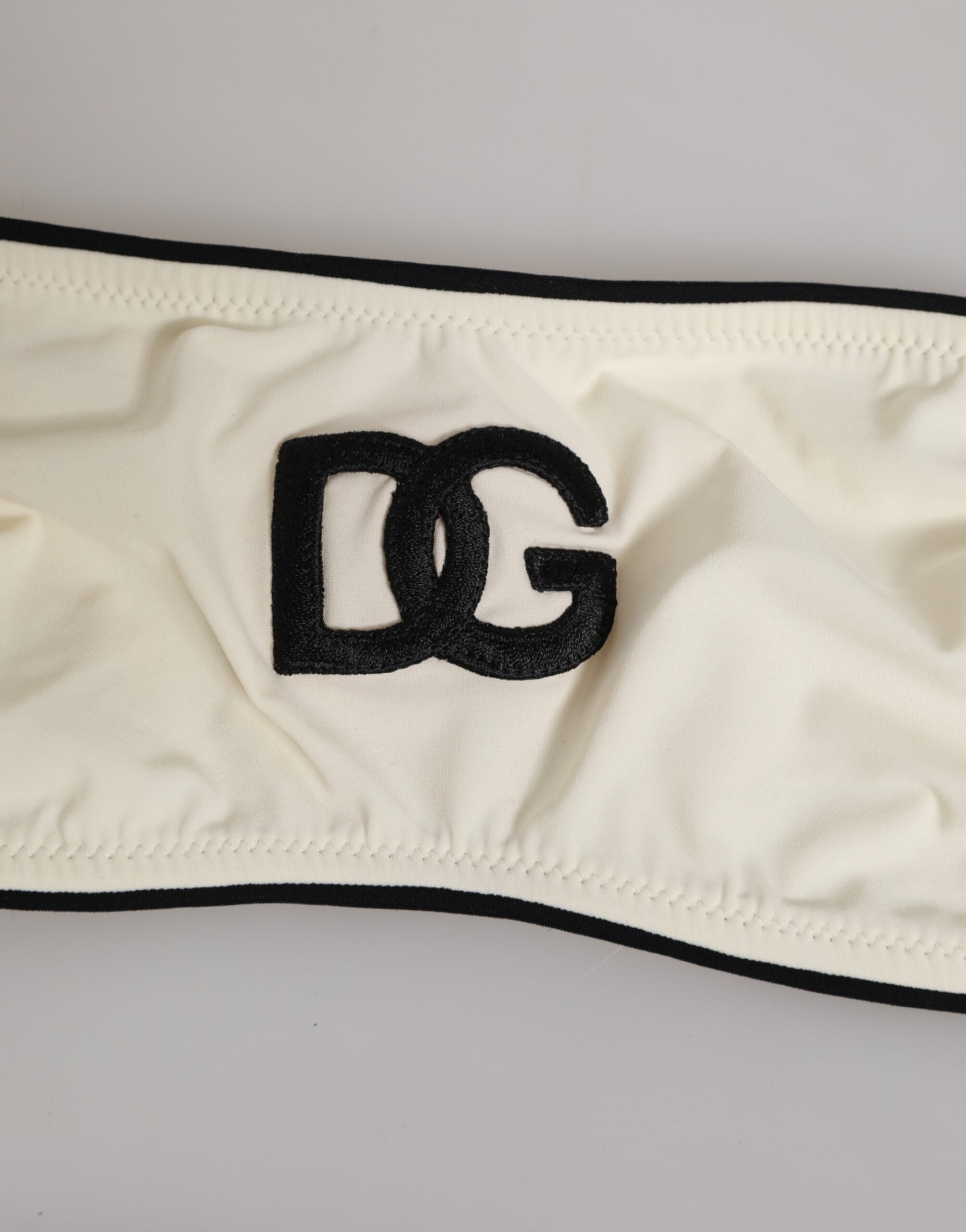 Beige Logo Baddräkt 2-delad Topp Nederdel Badkläder
