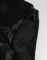 Dolce & Gabbana Black Silk Stretch High Waist Girdle Underwear