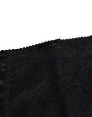Dolce & Gabbana Black Silk Stretch Slip Cycling Women Underwear