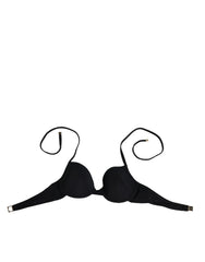 Dolce & Gabbana Black Underwire Push Up Balconette Bra Underwear