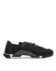 Dolce & Gabbana Black Logo Lace Low Top NS1 Sneaker Shoes